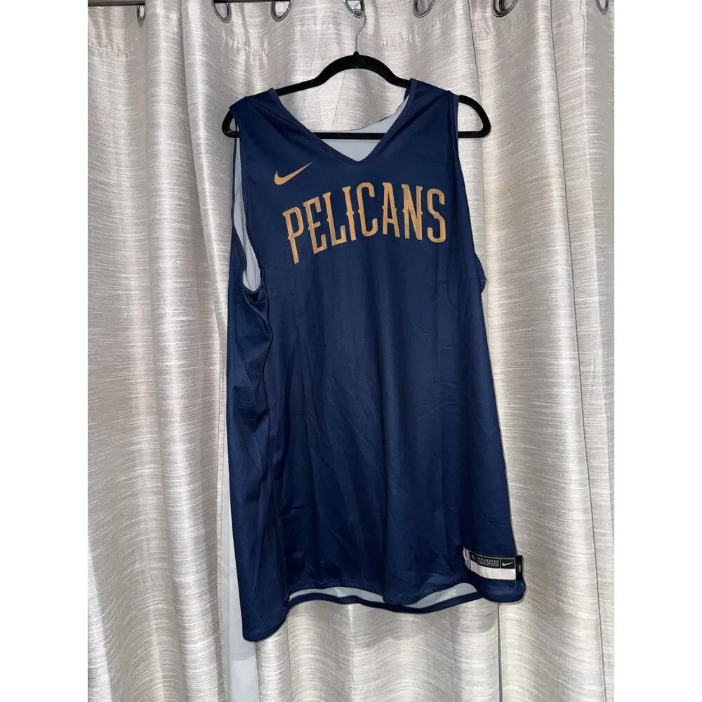 Nike New Orleans Pelicans reversible practice jersey men's xl tall - NEW